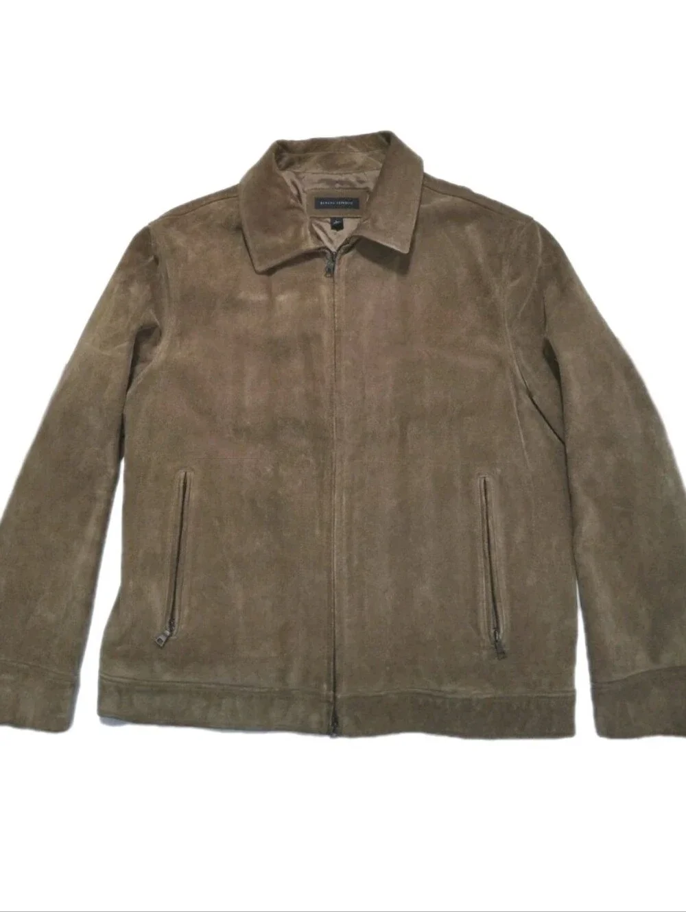 Vtg Banana Republic Cowboy Suede Jacket Size L